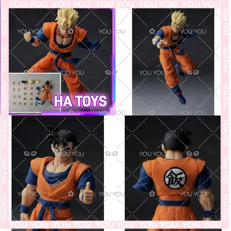 

HA TOYS HAZ001 Dragon Ball Z SHF Super Saiyan One-Armed Gohan Action Figure for Anime Collectors and Fans