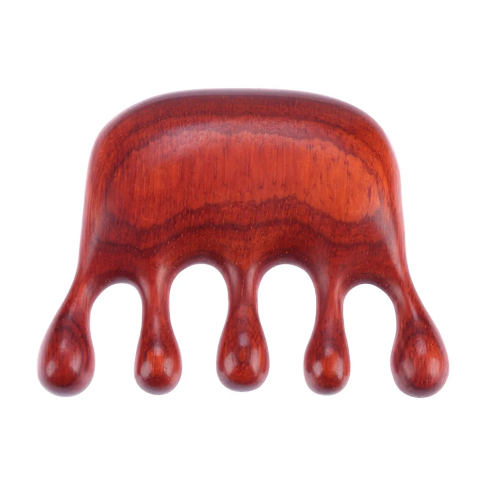 

Ручной массажный гребень из тонкой древесины для точечного массажа головы, стимуляции кожи головы, массажер для меридианов