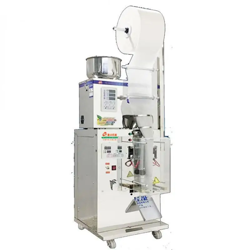 Automatic Packing Machine Filling Machine Particle Weighing And Filling 3 Sides Sealing Machine Transparent Film Bag Sealer