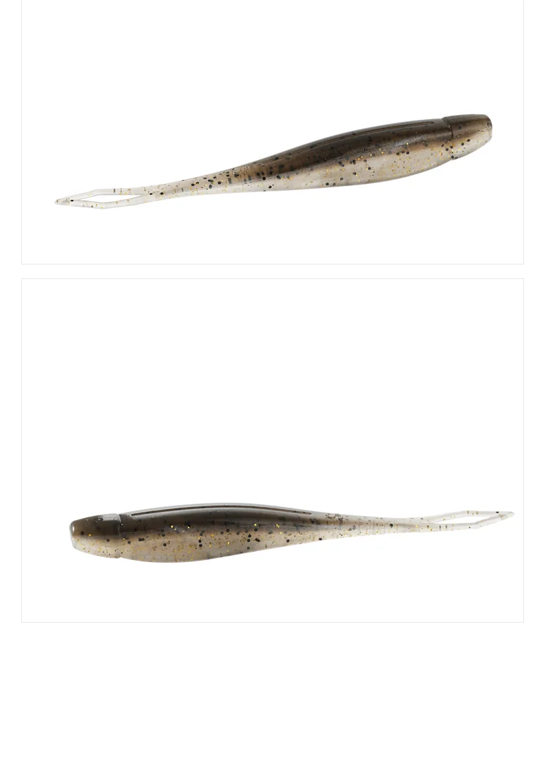 SUNMILE Shad Soft Jerkbait 80mm/120mm TPE Schwimmender Fluke Softbait, Kunstköder für Süß- oder Salzwasserbarsch – Detail 5
