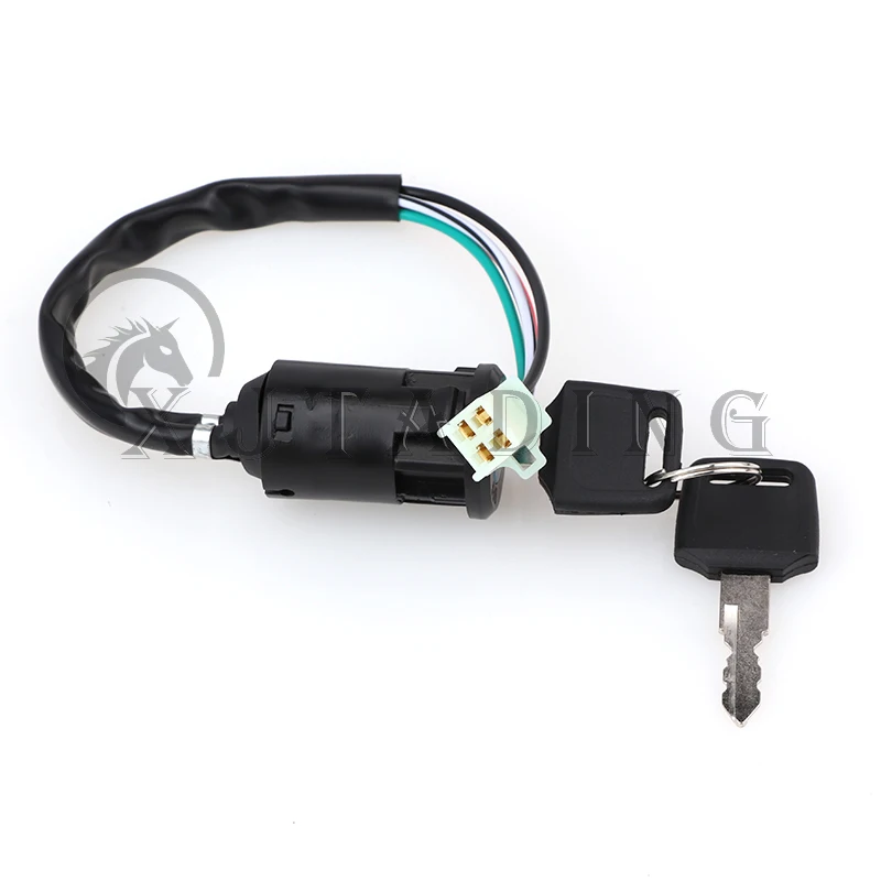 Universal 4 Pin wire ignition key switch for 50cc 70cc 90cc 110cc 125cc ATV Kart Quad Bike TAOTAO Sunl Roketa Kazuma