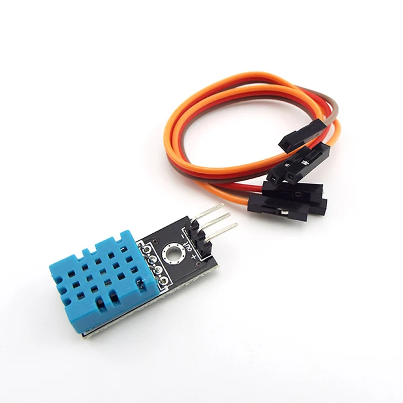 DHT11 Temperature and Relative Humidity Sensor Module with lead Cable for Arduino