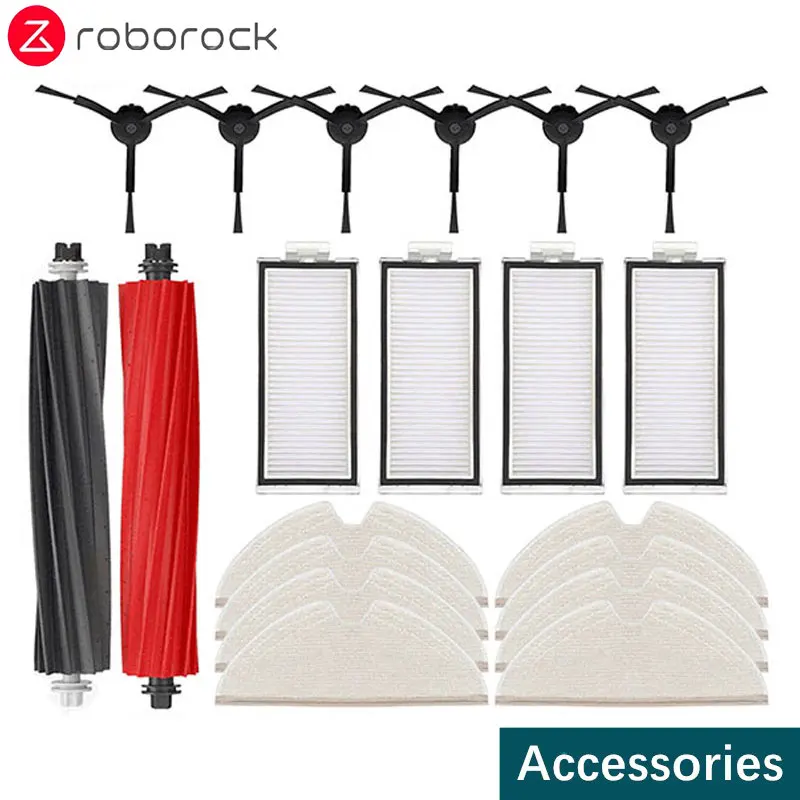 NEWRoborock Q8 Max + Q8 Max Q8 Max Plus Q5 Pro Q5 Pro Plus Parti di ricambio Accessori Spazzola laterale principale Filtro Hepa Mop Sacchetto per la polvere