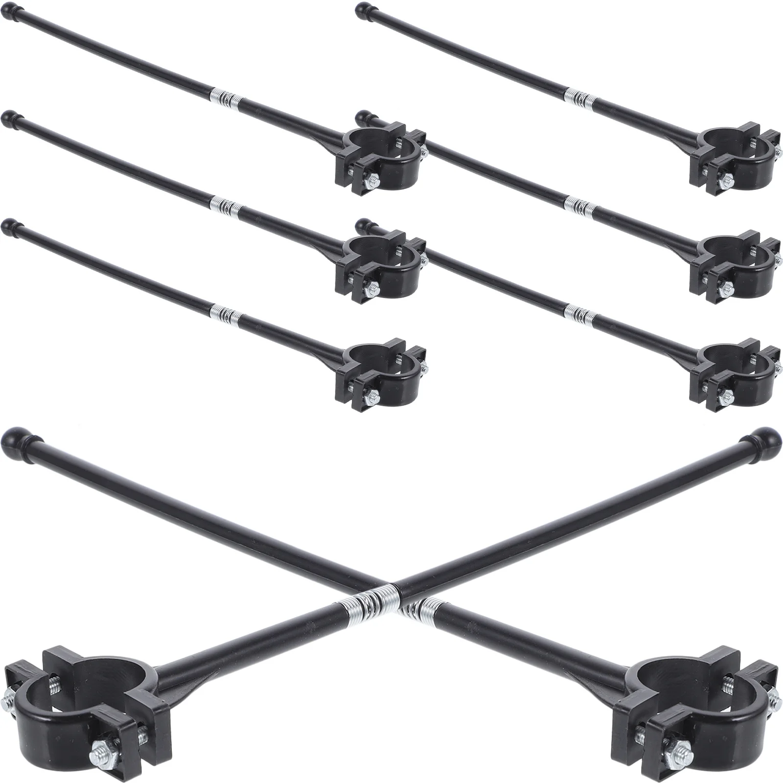 

8Pcs Handlebar Flag Holder Bracket Corrosion Resistant Bike Flag Pole for Outdoor Cycling Commute Kids Adult Bicycle Accessories