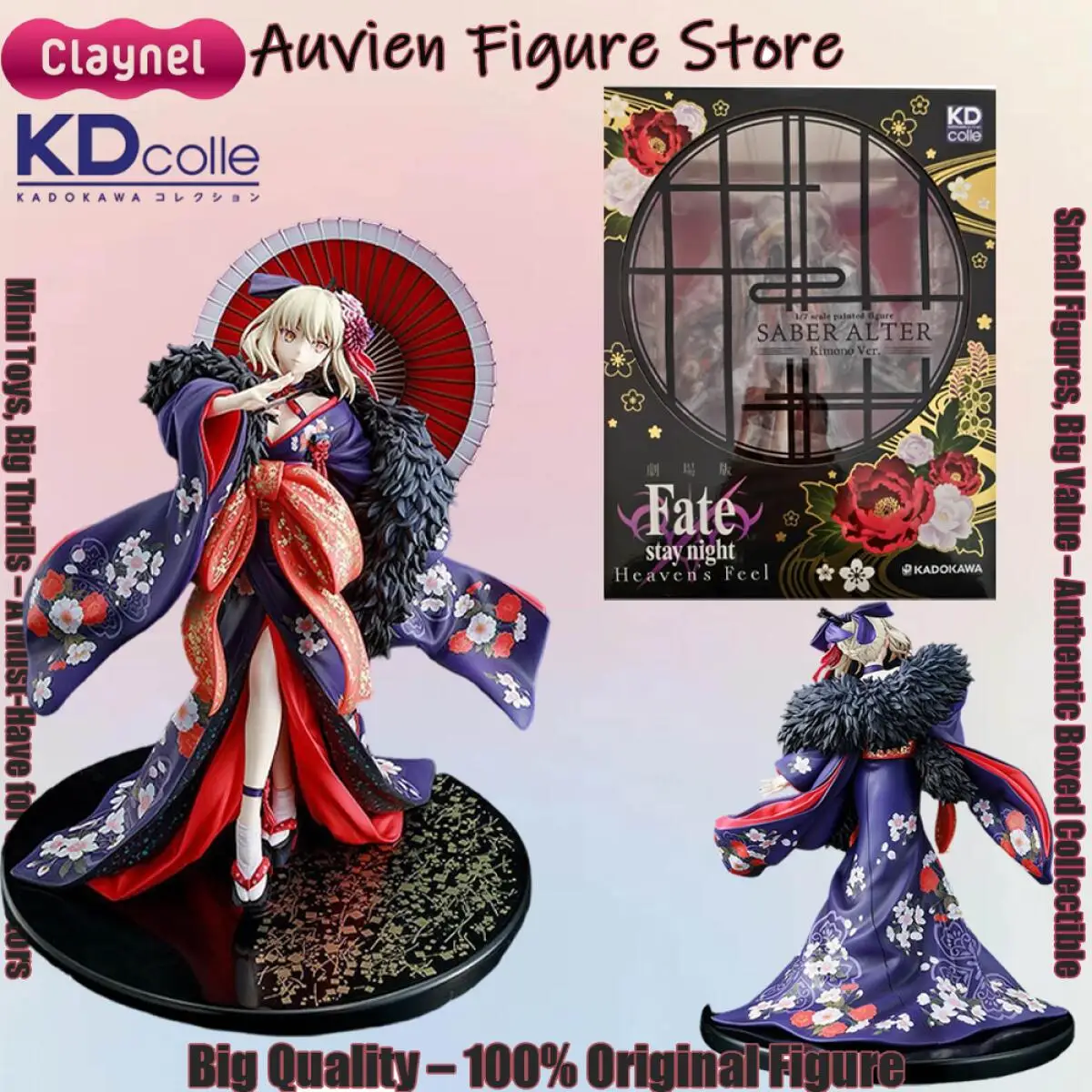 

Официально лицензированная фигурка Claynel Kdcolle Артория Пендрагоналтер из аниме Fate/stay night: Heaven's Feel Crossroad (модель персонажа)
