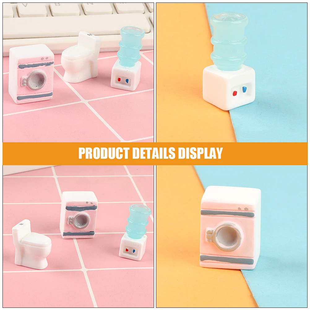 

Three-dimensional Simulation Appliance Set Resin Miniature Furniture for Dollhouse