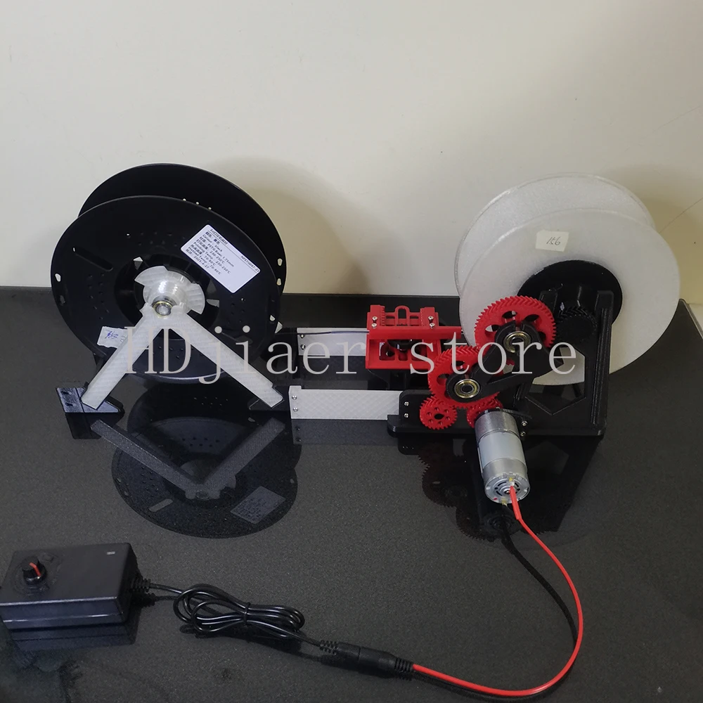 

12V 3D Printing Filament Reel (Hand-crank or Electric), Compatible with Multiple types Filament Specifications