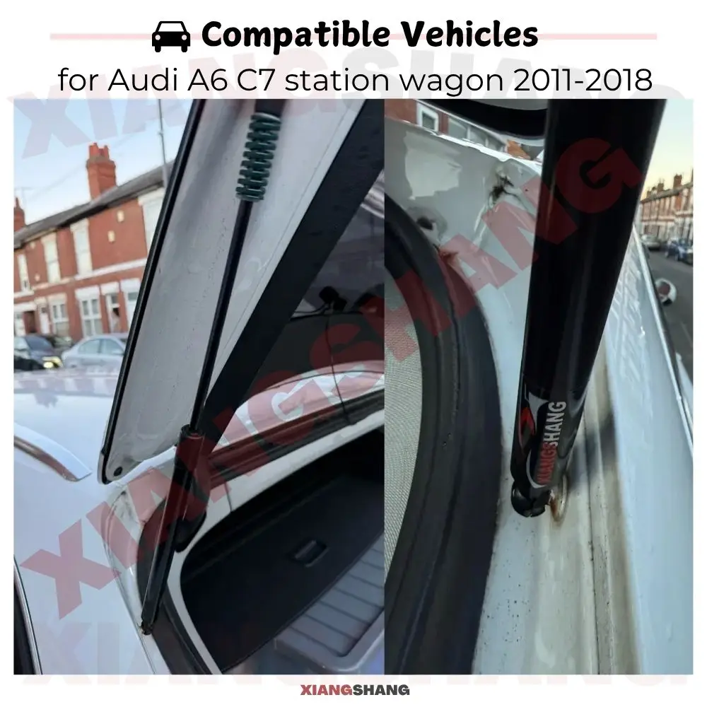 

Автоматические газовые упоры (амортизаторы) для багажника Audi A6 C7 универсал 2011-2018 с функцией автоматического открывания и пружинами