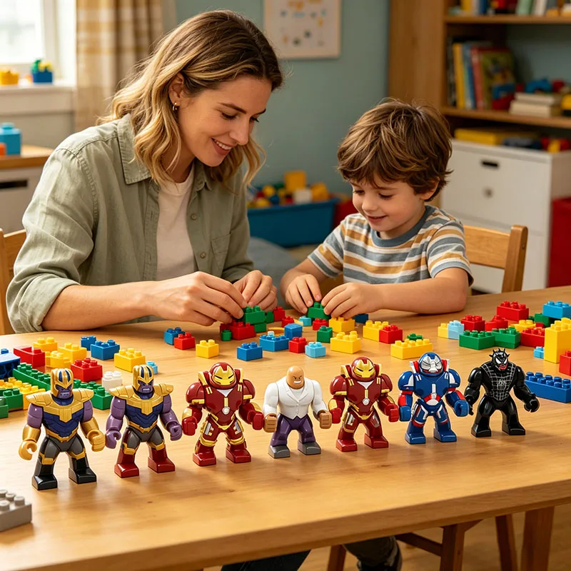 

Marvel Building Blocks Venom Action Figure Superhero DIY Assembly Bricks Construction Toy Set for Kids Children Birthday Gift