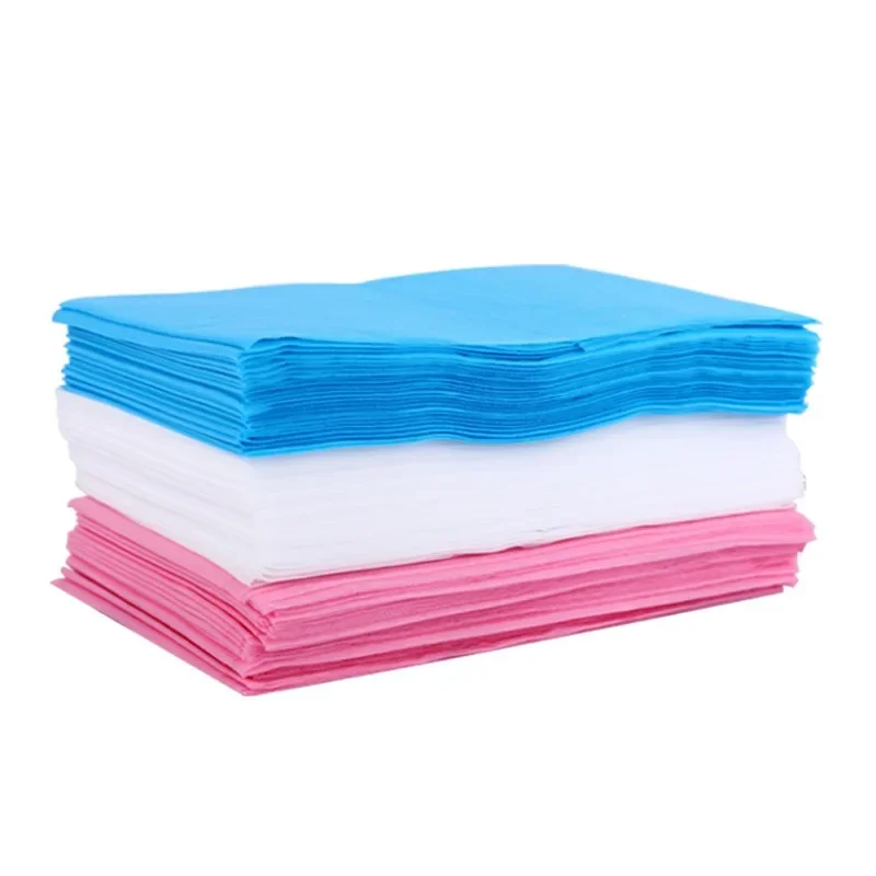 100pcs Hotel Travel Disposable Bed Sheet Beauty Salon Spa Non-woven Fabric Massage Table Waterproof Cover Savannah Stretcher