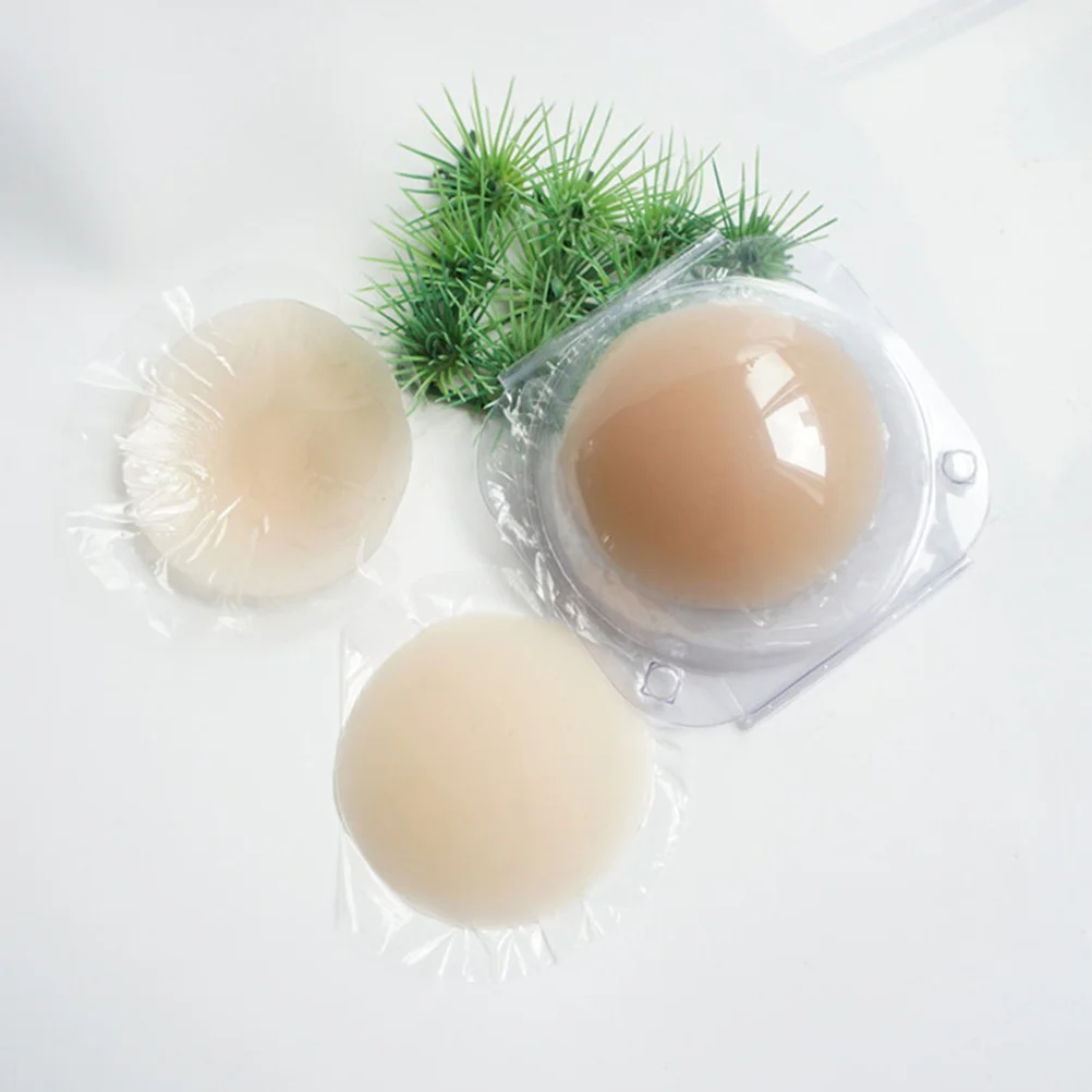 1 زوج غير مرئية الزفاف الصدرية سيليكون الصدر ملصقات مكافحة عثرة الحلمة يغطي للنساء سلس الملابس الداخلية البديل الثدي