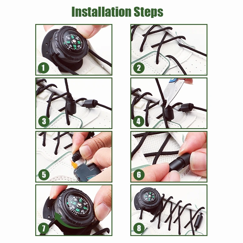 1Set Automatic Shoelaces Without ties Glow Swivel Buckle Laces Kids Install simple Tennis Sneakers Shoelace Shoe Accessories