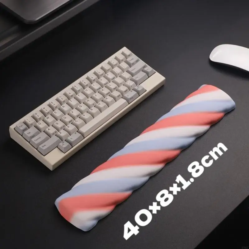 

Fluffies Marshmallows Wrist Cushion For Computer Typing Soft Memory Foams Padding And NonSlip Bottom For Desk Use 896C