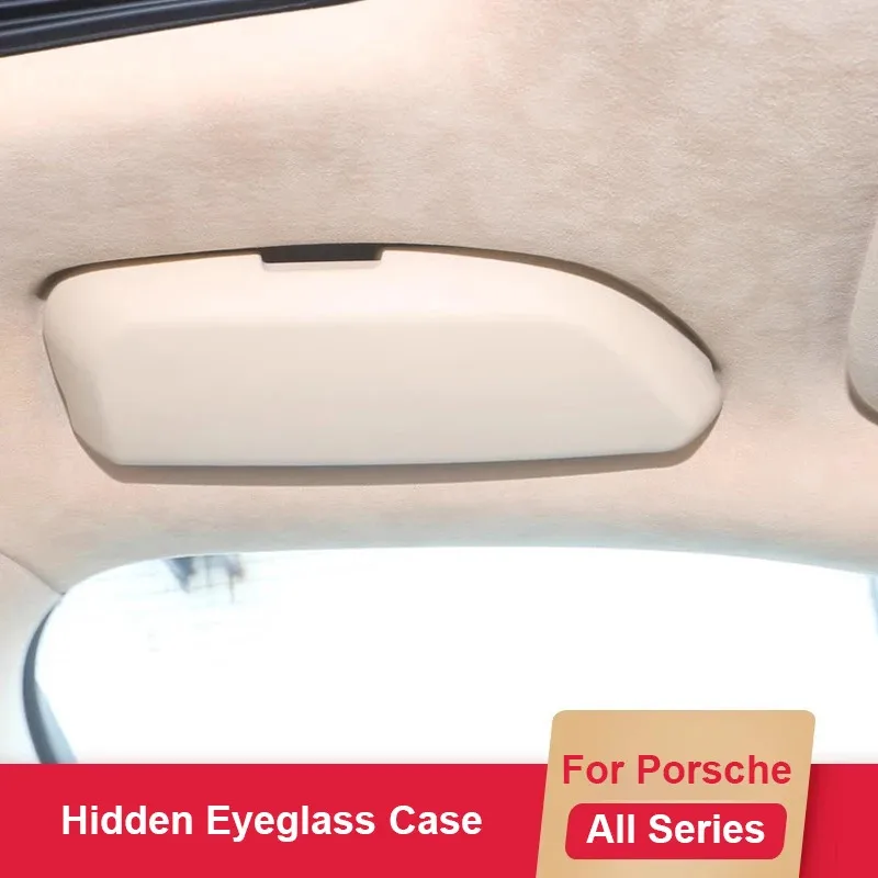 For Porsche Cayenne Panamera Macan Car Glasses Case Sunglasses Storage Box Left Driving Side Handle Holder Replacement