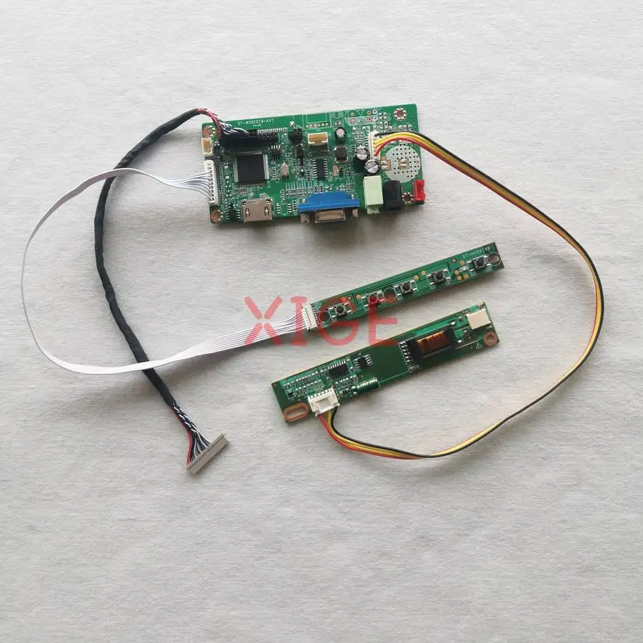 

Плата контроллера для ЖК-экрана, совместимая с LP141X5, LP141X7, LP141X3, LP141X6, VGA+HDMI, 20-контактный LVDS, 1024x768, 1-CCFL, DIY-комплект