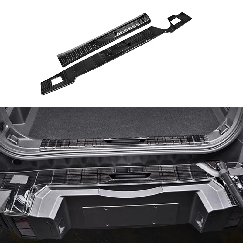 

Fit for Chery JETOUR Traveler 2023-2024 Modification Trunk Rear Guard Stainless Steel Trunk Sill Trim Welcome Pedal Accessories