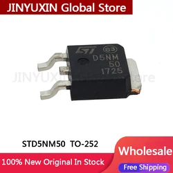 10-100Pcs D5NM50 STD5NM50 5NM50 TO-252 MOSFET 500V 7.5A IC Chipset In Stock Wholesale