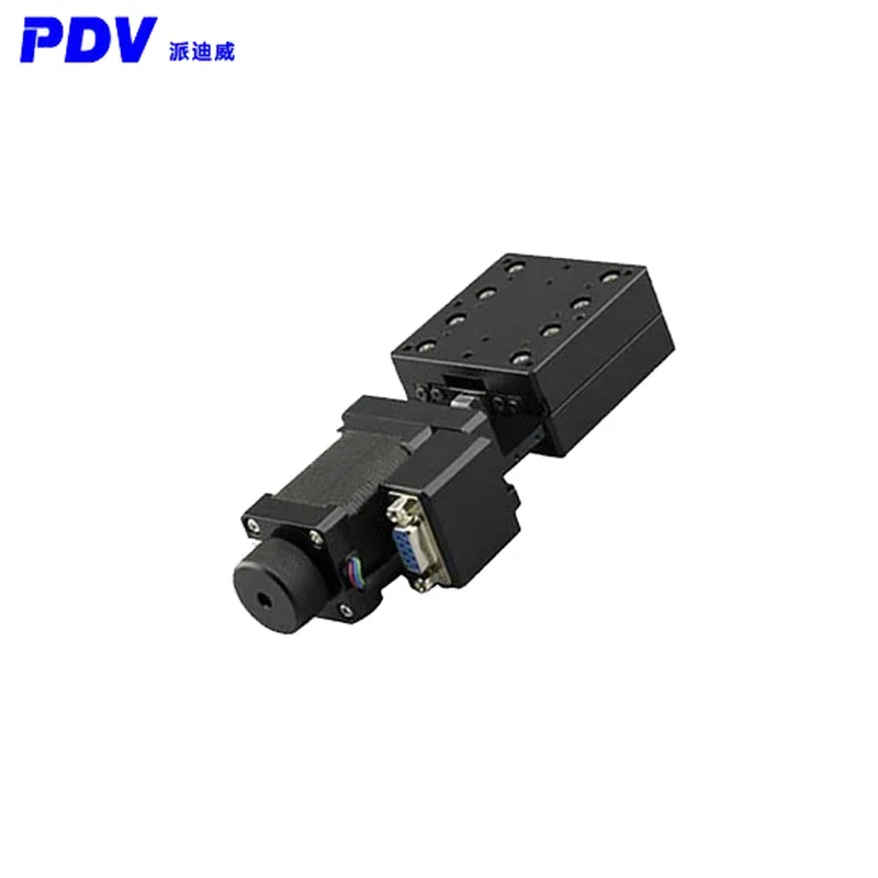 PP 110-20 Precise Translating Platform, X Axis Optical Station, Motorized Linear Stage, +/- 10 mm Travel
