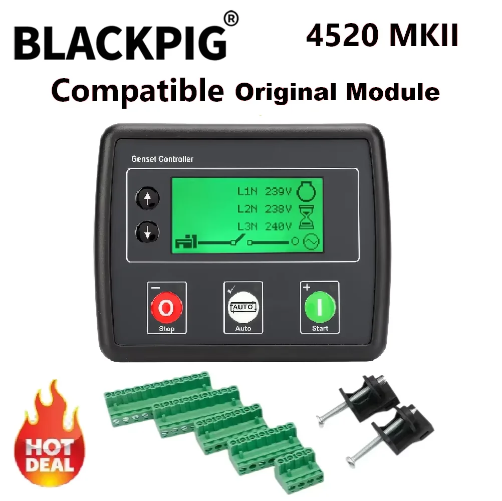 Supply Software Copy 4520 MKII Compatible With Diesel Generator AMF Controller Panel Auto Mains Failure Control Module