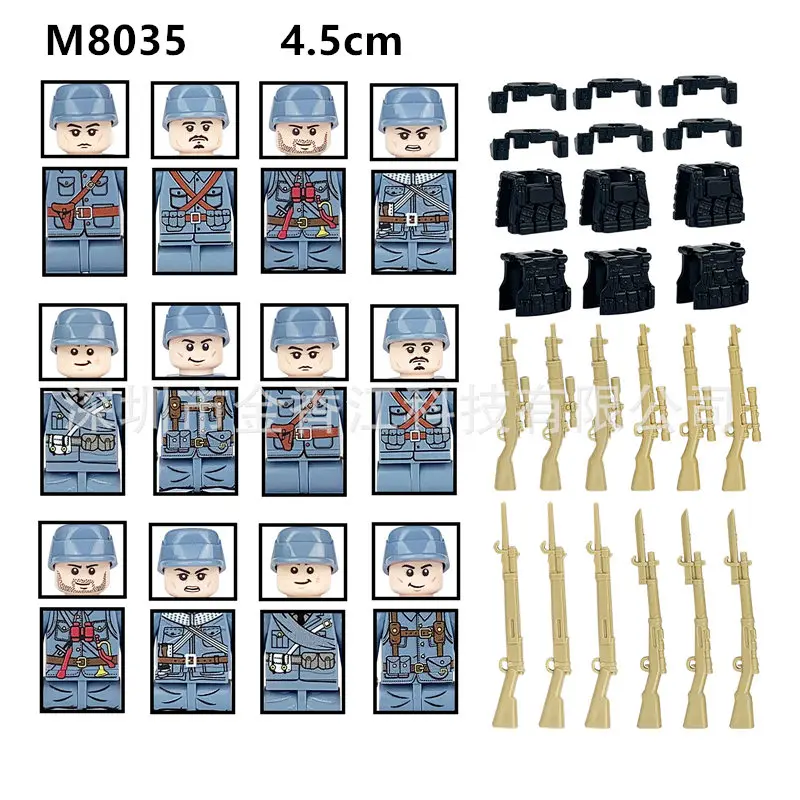 

Mini Military Special Forces Soldiers Bricks Mini Action Figures SWAT Guns Weapons Compatible Armed Building Blocks Kids Toys