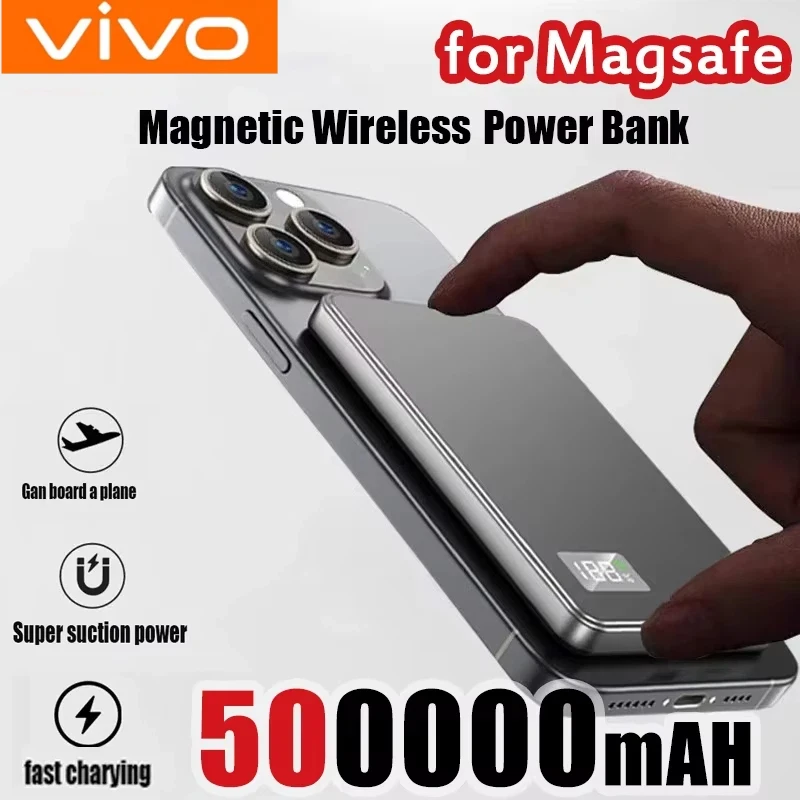 

Xiaomi 50000 мАч CCC Сертификация Тонкий внешний аккумулятор Ultra для магнитной беспроводной PD20W Портативный аккумулятор с быстрой зарядкой