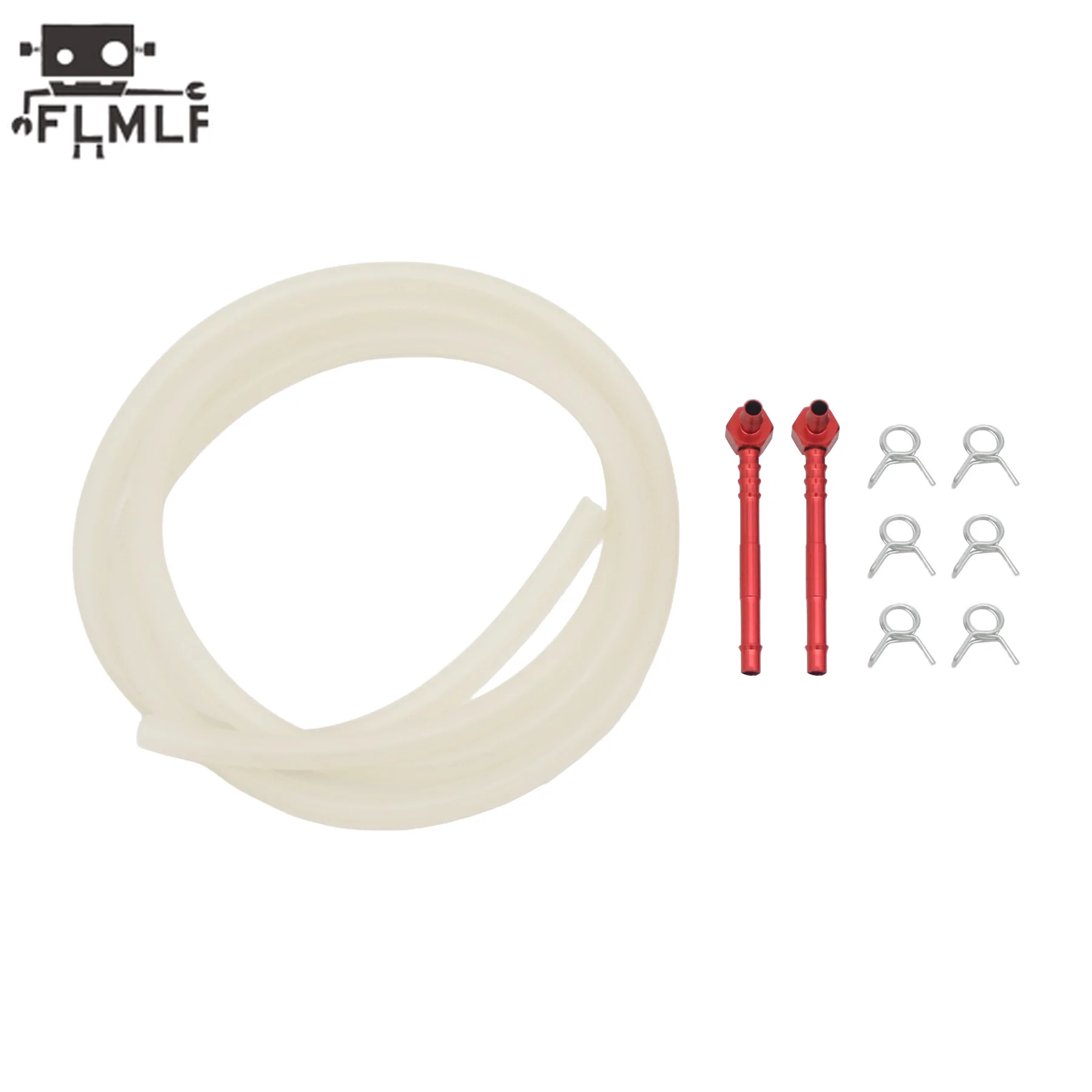CNC Alloy Large Flow Fuel Tank Pipe Set for 1/5 Hpi Rofun Km Rovan Baja Losi 5ive-T DBXL FG GoPed Redcat DTT FID MCD Truck Parts
