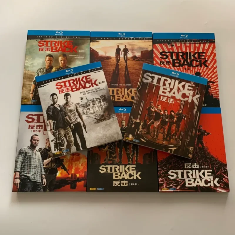

American Drama Counterattack Seasons 1–8 Uncut BD Blu-ray High Definition 1080P Collector’s Edition 18-Disc Box