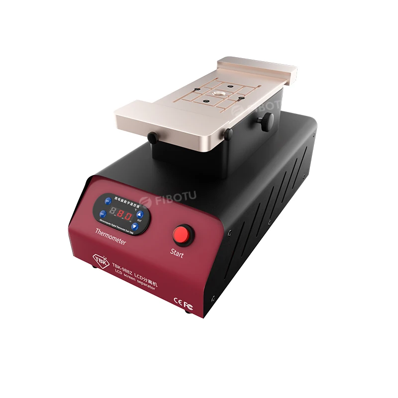 TBK-988Z 360 Degree Rotating Heating Platform LCD Screen Separator For IP X For SS Curved screen separate machine
