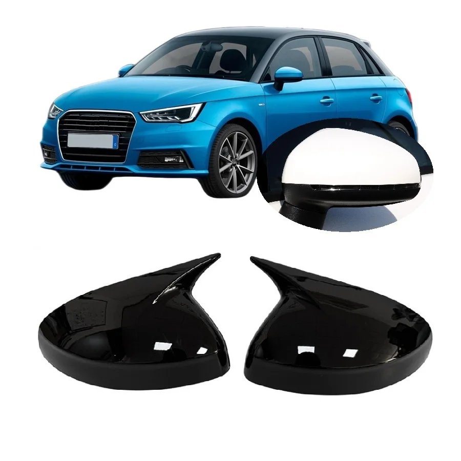 

Для Audi A1 8X 2011 2012 2013 2014 2015 2016 2017 2018 глянцевый черный карбоновый зеркало заднего вида с гидропокрытием крышка крышки