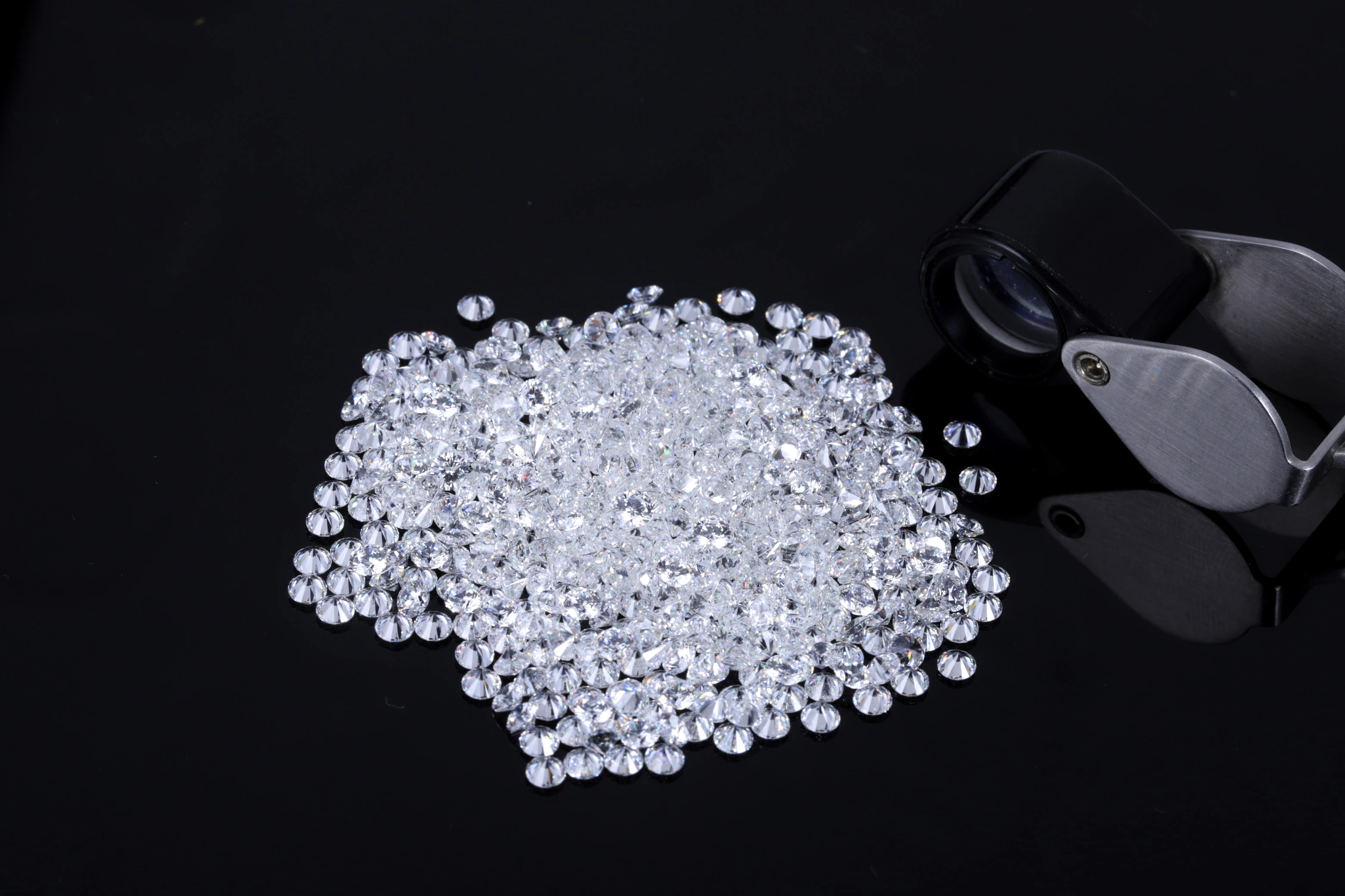 Moissanite Beads Melee Loose Gemstones DEF VVS Moissanite Round Brilliant Cut Diamond Price per Carat Hot Sale 2023 3