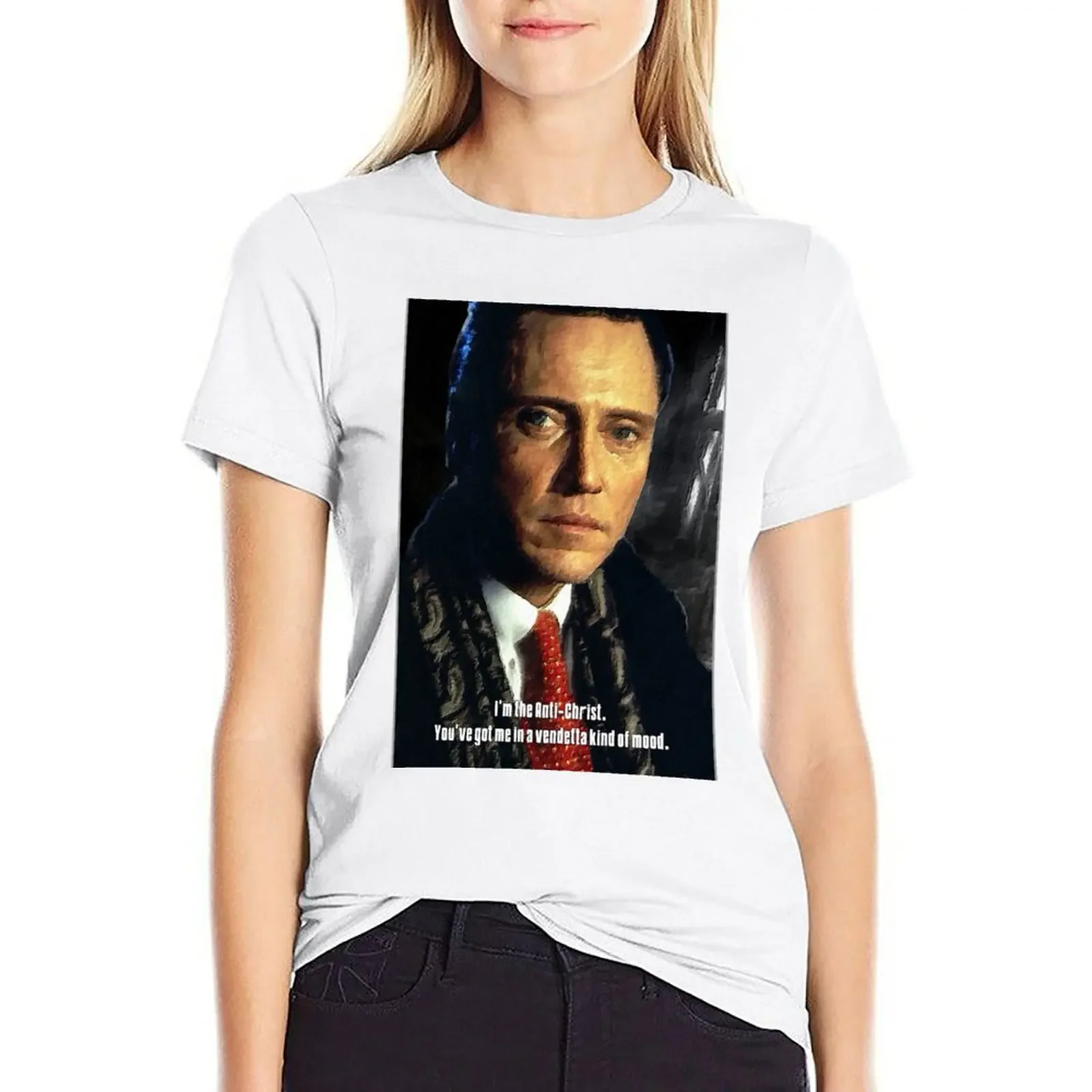 

True Romance - Christopher Walken, the Anti-Christ T-shirt Aesthetic clothing oversized hippie clothes Womens graphic t shirts