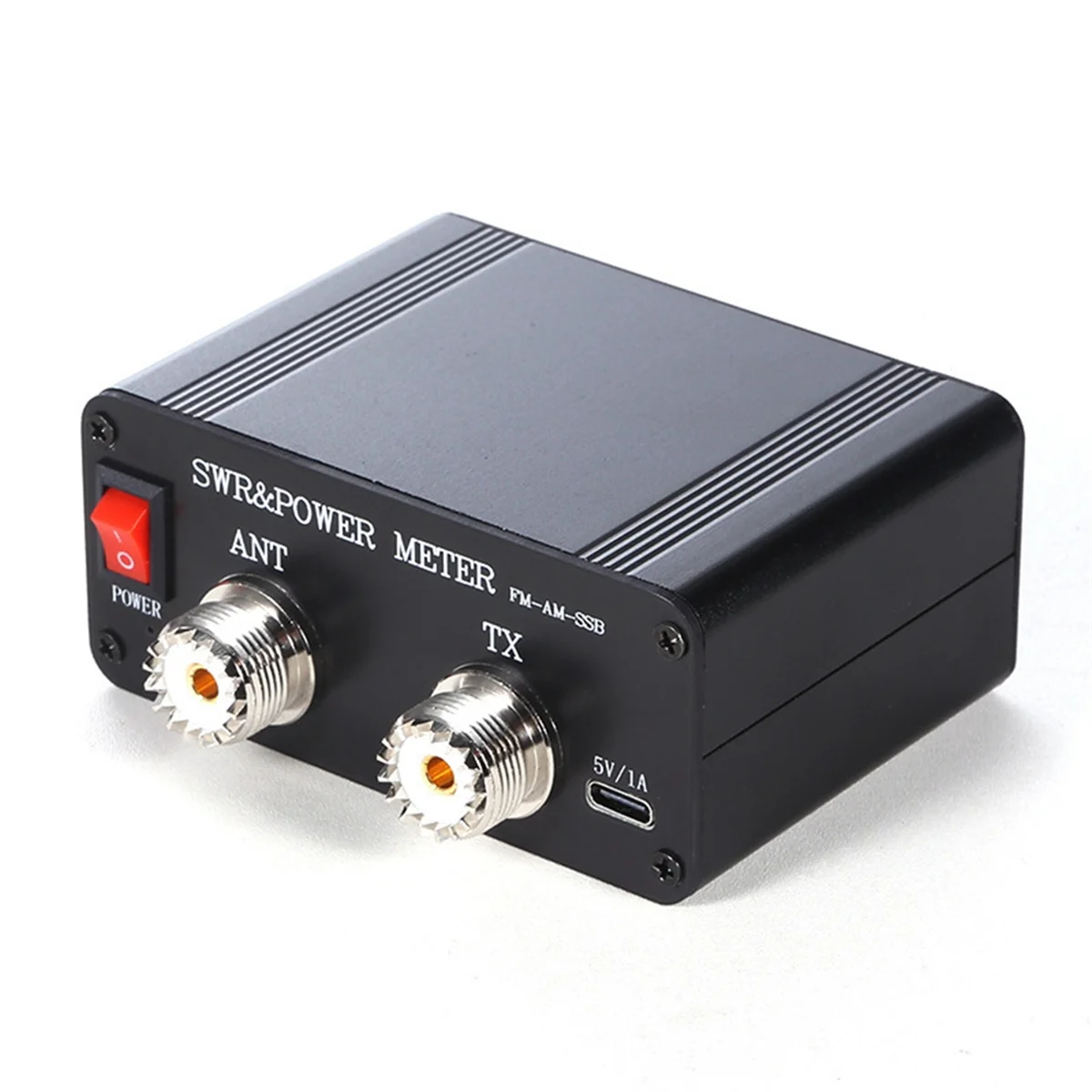 

A04I 120W Digital Power Standing Wave Meter SWR Meter Rechargeable Color HD Display Screen FM-AM