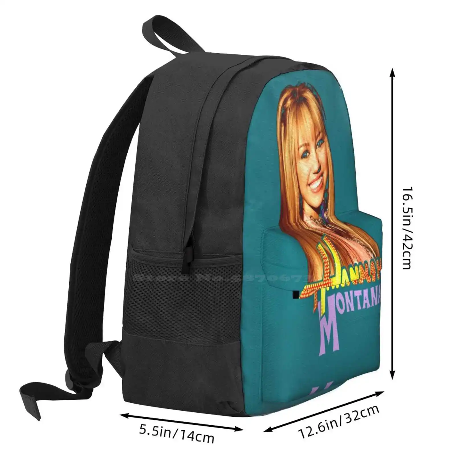 Hannah Montana Dropping Like Flies Hot Sale Schoolbag Backpack Fashion Bags Hannah Montana Miley Cyrus Channel Funny Meme