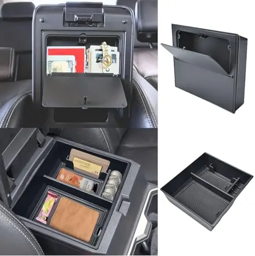 

2PC Center Console Organizer for 2025-2026 4Runner 6th Gen – Armrest Storage Tray & Hidden Box