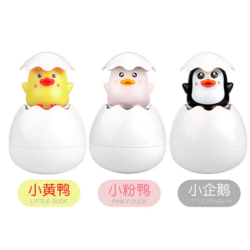 Baby Bathing Toy Kids Cute Duck Penguin Egg Water Water Spray Sprinkler Cute  Shower Swimming Water Toys For Kids Gifts
