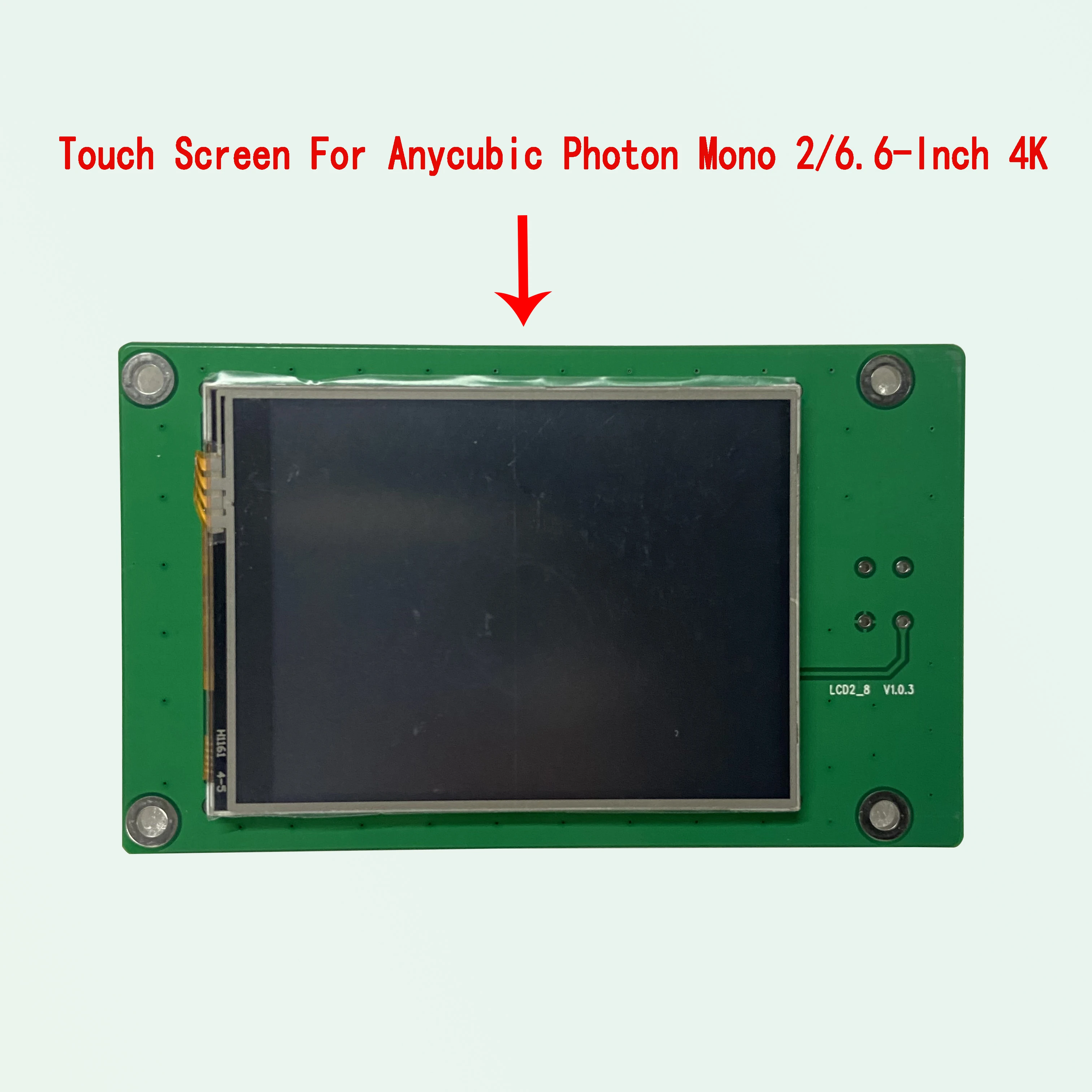 2.8-inch touch screen suitable for 6.6-inch 4K/Anicubic photon monochrome 2/ 3D printer display touch screen operation LCD