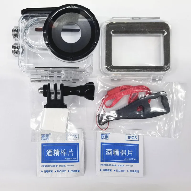 Per Insta360 GO 3 Thumb Sports Camera scatola di ricarica custodia impermeabile custodia protettiva Shell touch screen copertura posteriore accessori