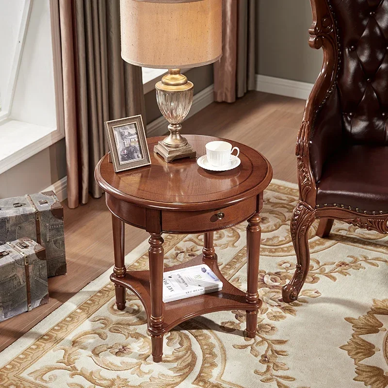 %Elegant Center Tables Wooden Furniture Living Room Corner Sofa Side Design Coffee Luxury Bedside