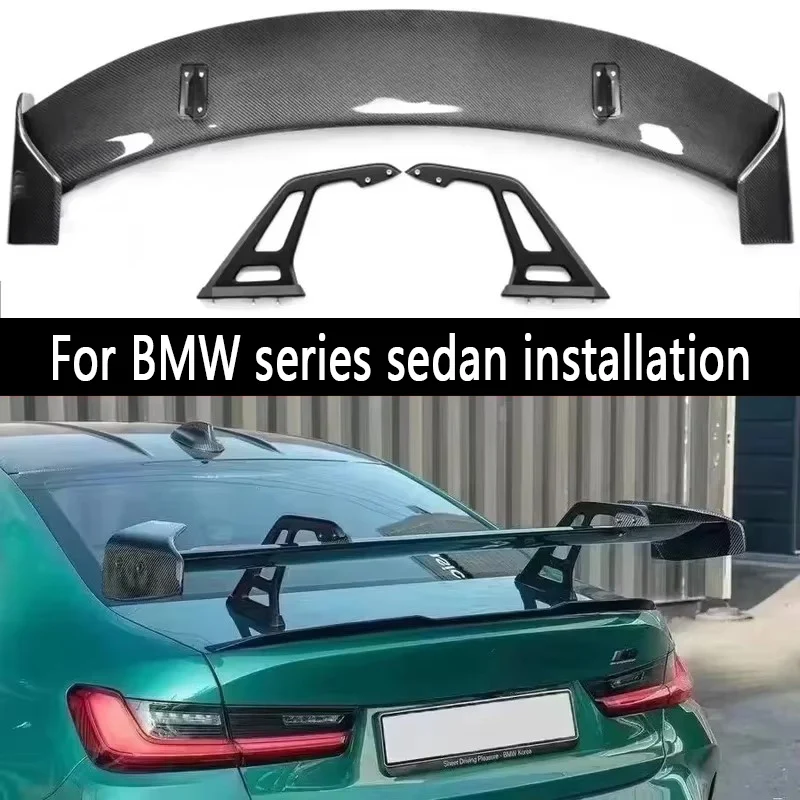 

For BMW M3 F80 G80 M4 F82 G82 Carbon Fiber Tail fins Rear Trunk Spoiler Guide Wing Rear Wing Auto Parts Body Kit