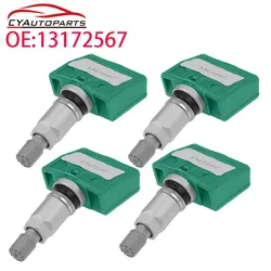 Opel Astra H Vectra C Zafira B 2004-2009 için 4 adet lastik basıncı izleme sensörü 13172567 433MHZ TPMS Sensörü