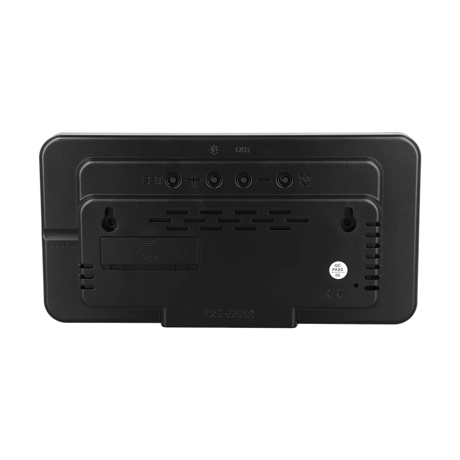 مؤقت بتصميم أنيق يظهر عرضًا واضحًا للوقت الحالي ودرجة حرارة الغرفة؛ إضافة مثالية لأي إعداد مكتب أو غرفة النوم #5