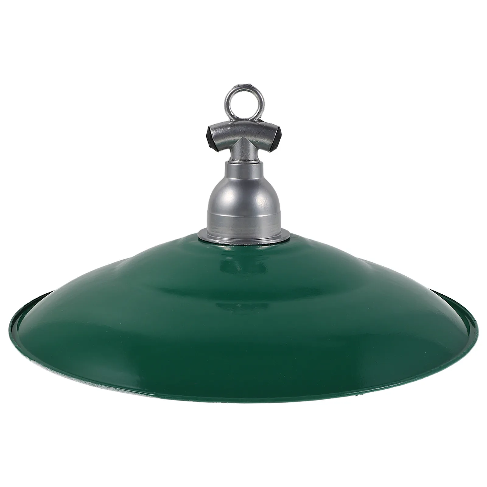 30Cm Vintage Enamel Outdoor Light Shade Waterproof Metal Drum Lampshade for Patio Courtyard Pergola Hanging Lamp Fixture