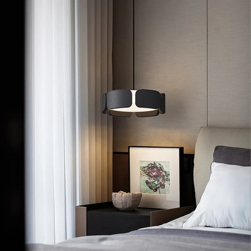 

SANDYHA Italian Style Iron Art Pendant Light Bedside Lamps for Living Room Dining Table Modern Decorative Lighting Fixtures