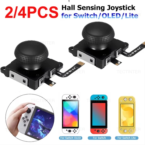 Joystick de repuesto 3D para Nintendo Switch, controlador Joypad, palanca de pulgar analógica para Switch Lite, accesorios de herramientas de reparación, 2/4 Uds.