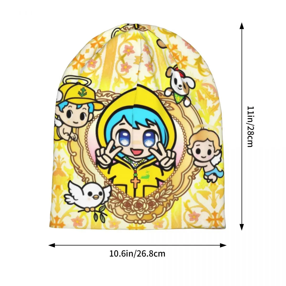 Luce Vatican Mascot Bonnet Hats Autumn Winter Outdoor Skullies Beanies Hats Catholic Church 2025 for Men Women Multifunction Cap