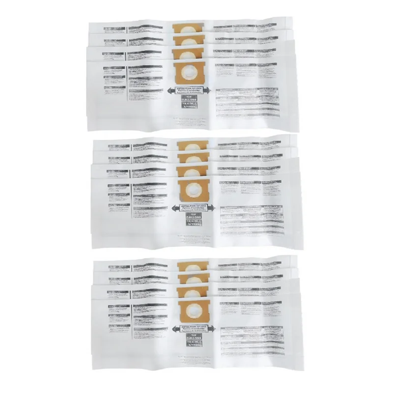 【Buy It Now】Dust Bags For Shop Vacuum Replacements For Shop Vac 5-8 Gallon Ridgid VF Dust Bags 9066100 90661 Universal