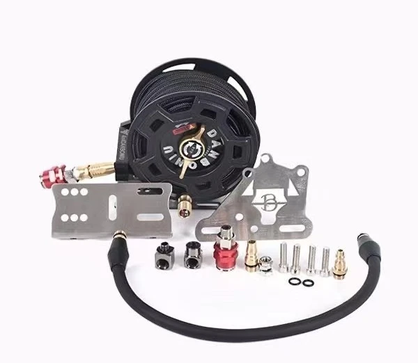 2025 أداة تخزين أنبوب دوار تعديل المركبات على الطرق الوعرة مضخة هواء للطرق الوعرة تخزين أنبوب الهواء-جهاز لف الأنبوب المتداول