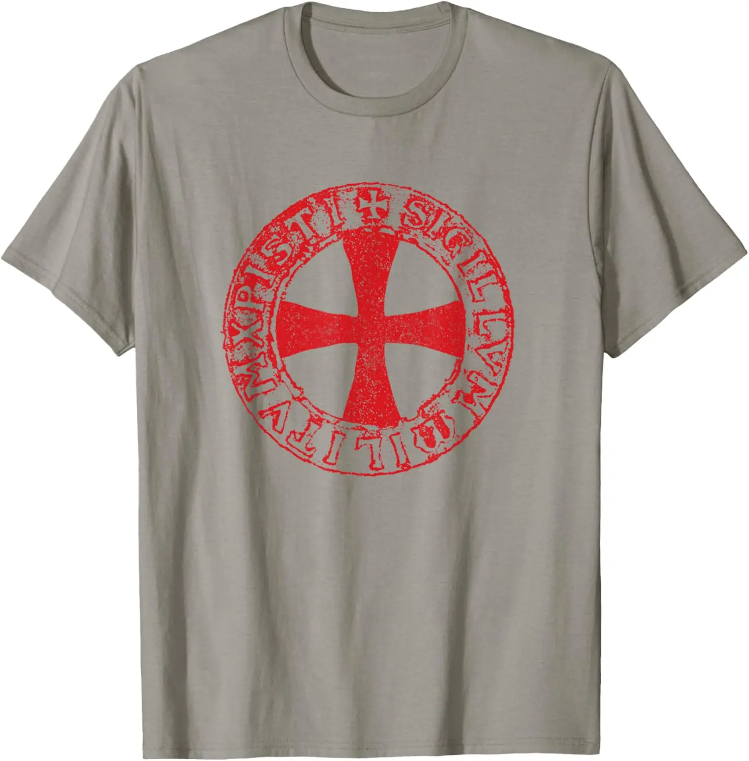 Knights Templar Crusader Knight Cross Badge T-Shirt 100% Cotton O-Neck Short Sleeve Summer Casual Mens T-shirt Streetwear