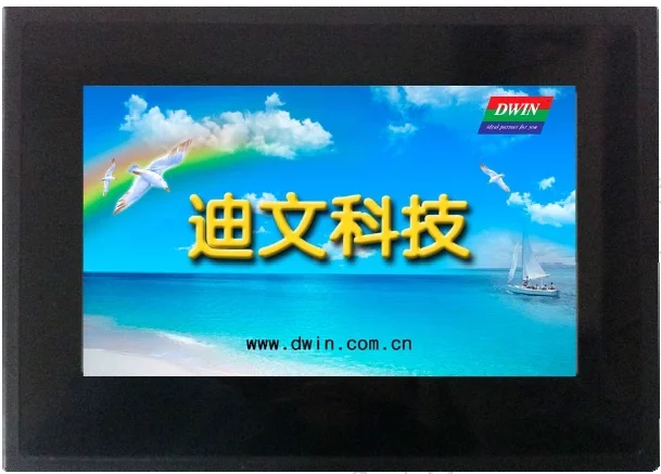 

Dwin DMT80480C070_16WT 7.0" DGUS serial port screen industrial touch screen human-machine interface HMI with shell
