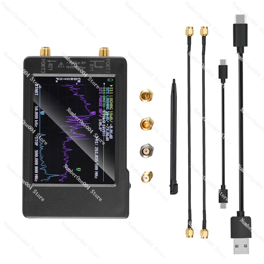 Applicable to 2.8-Inch Vector Network Analyzer-H. Supports 50KHz -900MHz Antenna Network Analyzer